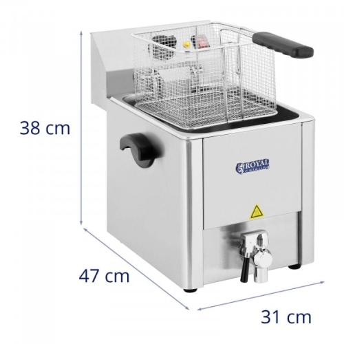 Fritovacia panvica - 13 litrov - termostat E.G.O.